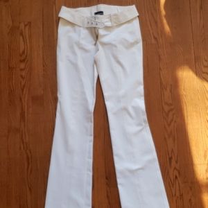 White Roccobarocco Pants